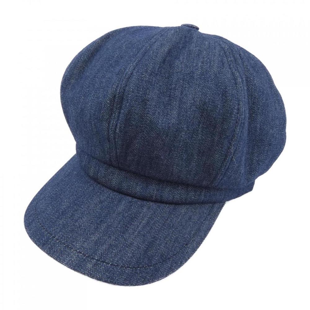 Prada Cotton Jean Cap Blue